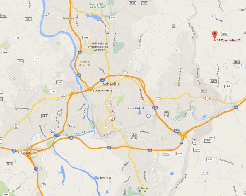 Constitution Cottage location